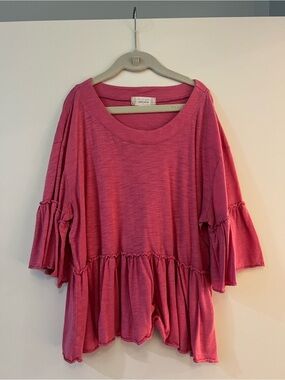 Altar’d State Pink Flowy Top